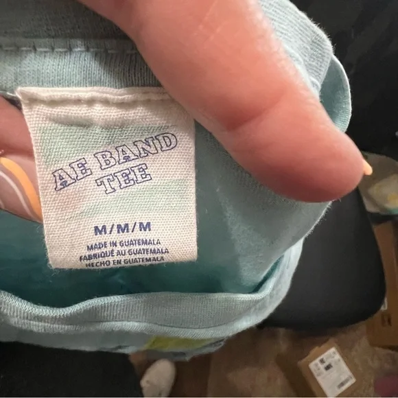 American Eagle Outfitters Blue Short Sleeve Tee with Graphic Print - Picture 5 of 5